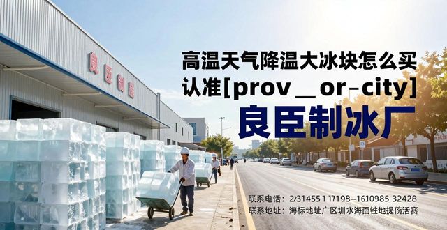高温天气降温大冰块怎么买 认准邢台良臣制冰厂