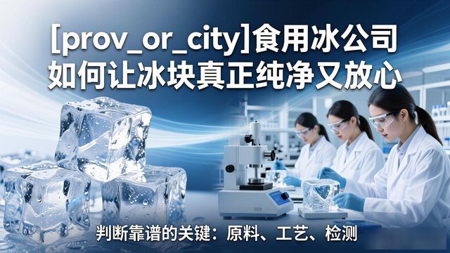 邢台食用冰公司如何让冰块真正纯净又放心
